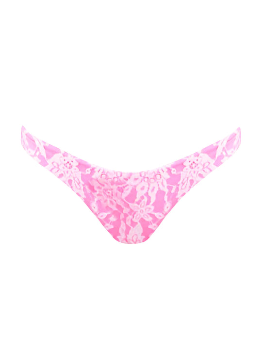 MIMOSA PINK/WHITE LACE BOTTOM