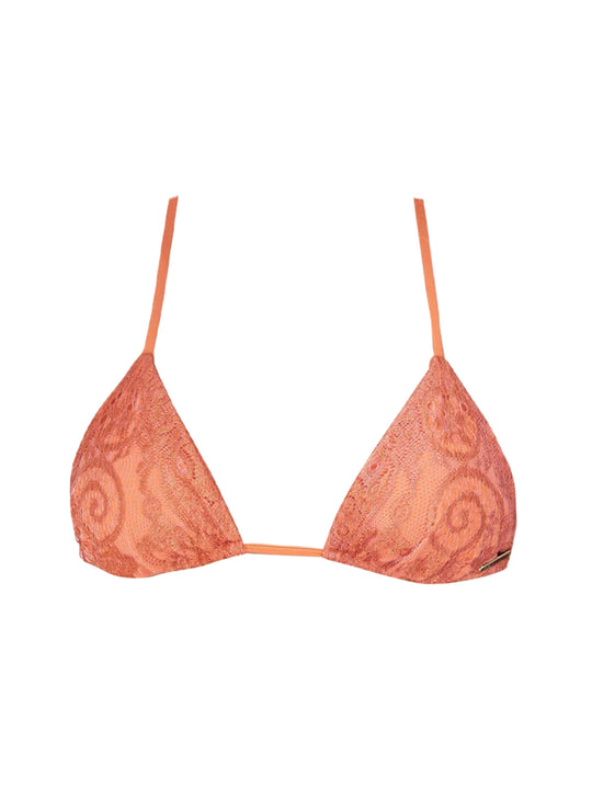 MALLOW ORANGE LACE TOP