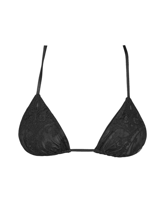 MALLOW BLACK LACE TOP