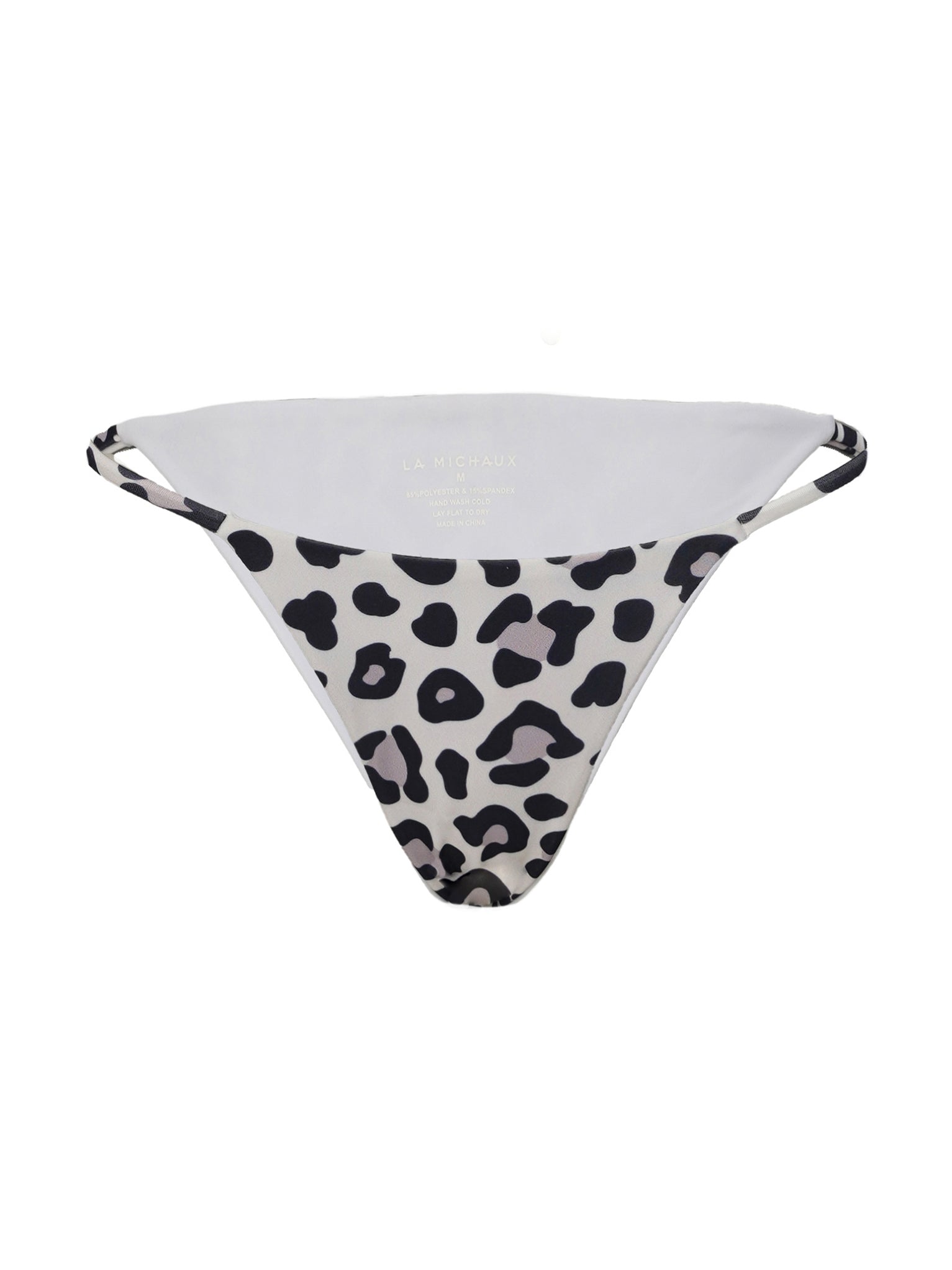 La MIchaux Leopard print bikini bottom 
