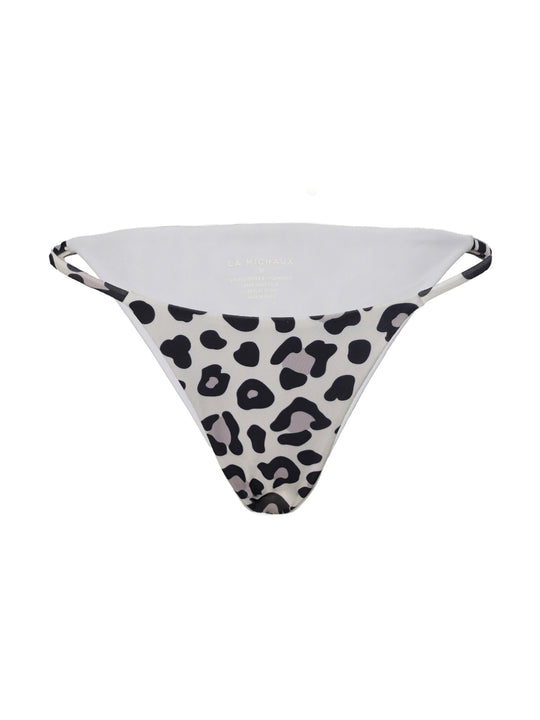 La MIchaux Leopard print bikini bottom 
